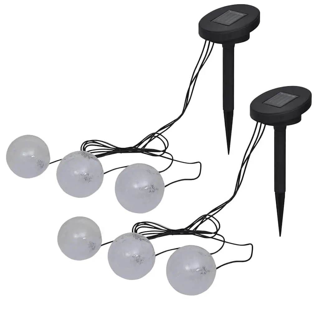 6 Pack Floating Solar Ball Lights