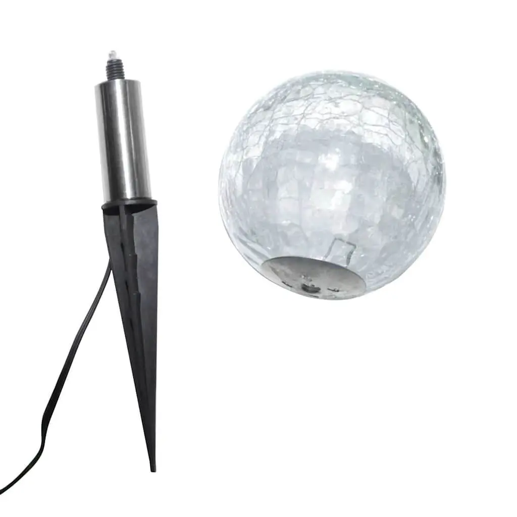Solar Garden Lights 6 Pack LED Ball Outdoor Pathway Yard Patio Lighting Spike