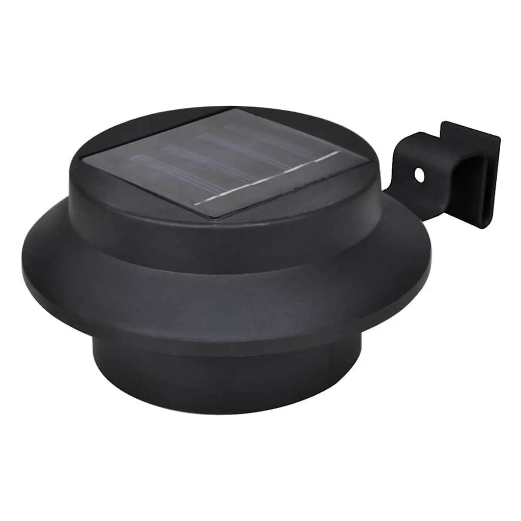 Outdoor Solar Fence Lamps for Garden Wall Lighting 12 Piece