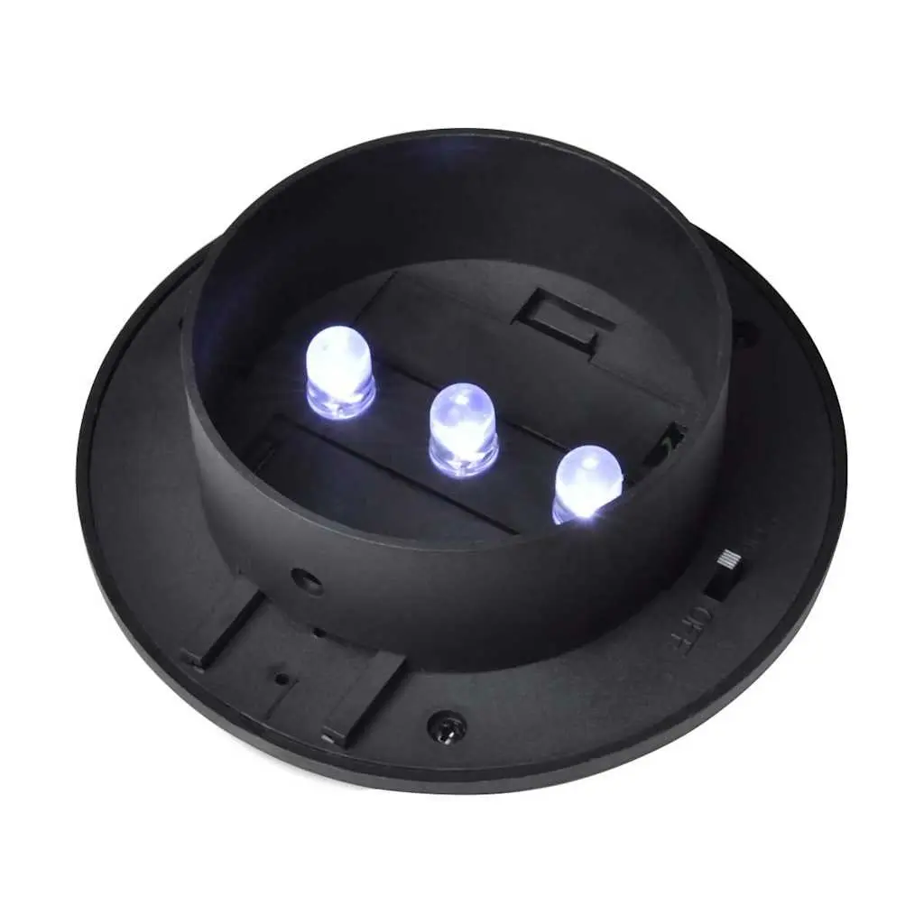 Outdoor Solar Fence Lamps for Garden Wall Lighting 12 Piece