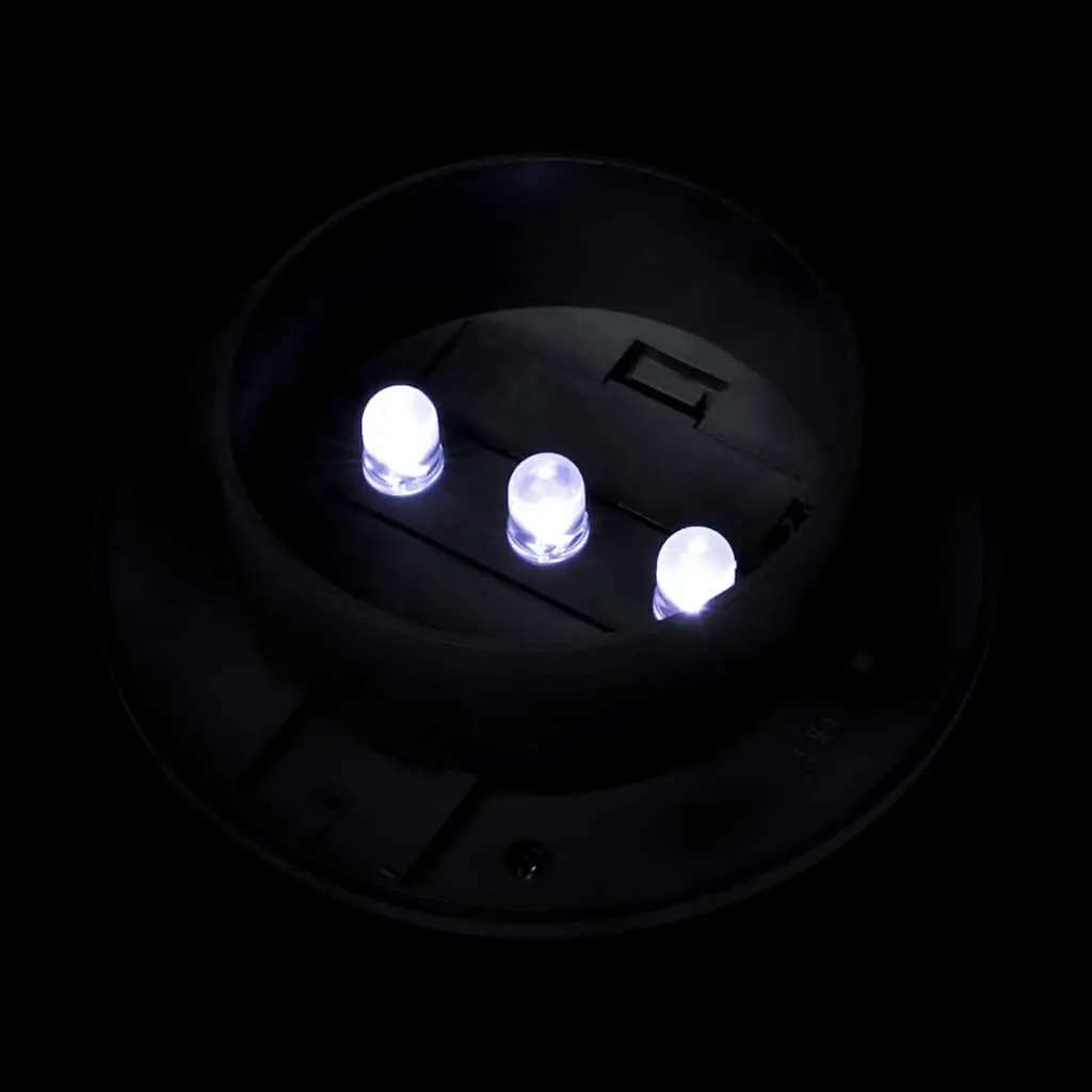 Outdoor Solar Fence Lamps for Garden Wall Lighting 12 Piece