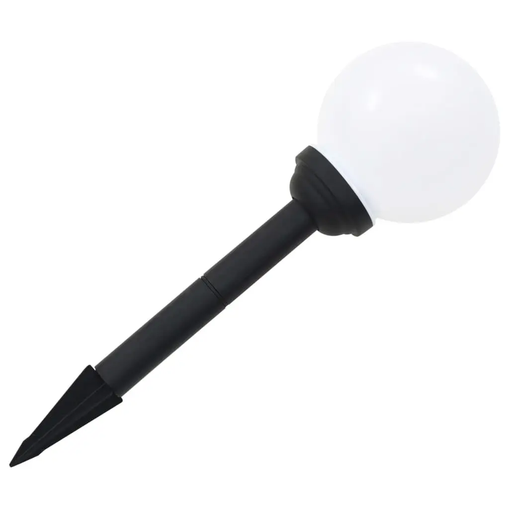 Outdoor Solar Lamps 8 Pcs LED Spherical 15cm RGB Color Changing Garden Lighting