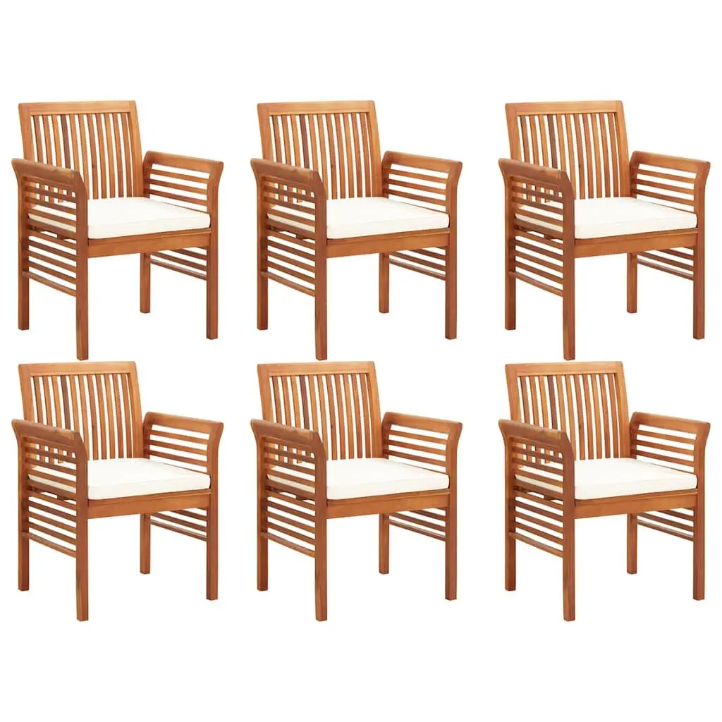 7 Piece Outdoor Dining Set in Brown