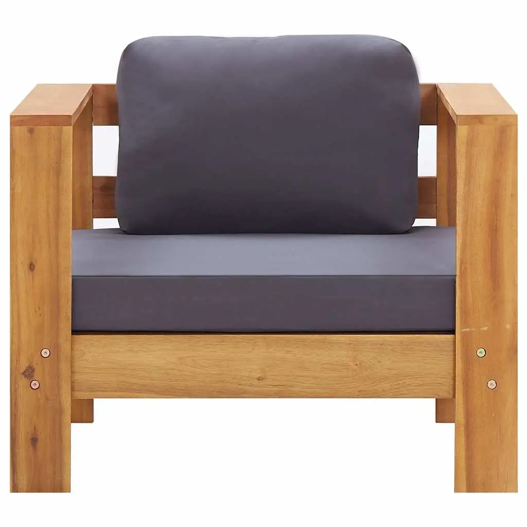 Garden Lounge Set Outdoor Use 4 Piece Grey