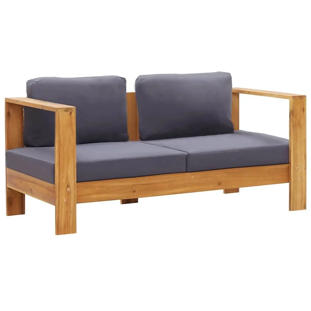 Garden Lounge Set Outdoor Use 4 Piece Grey