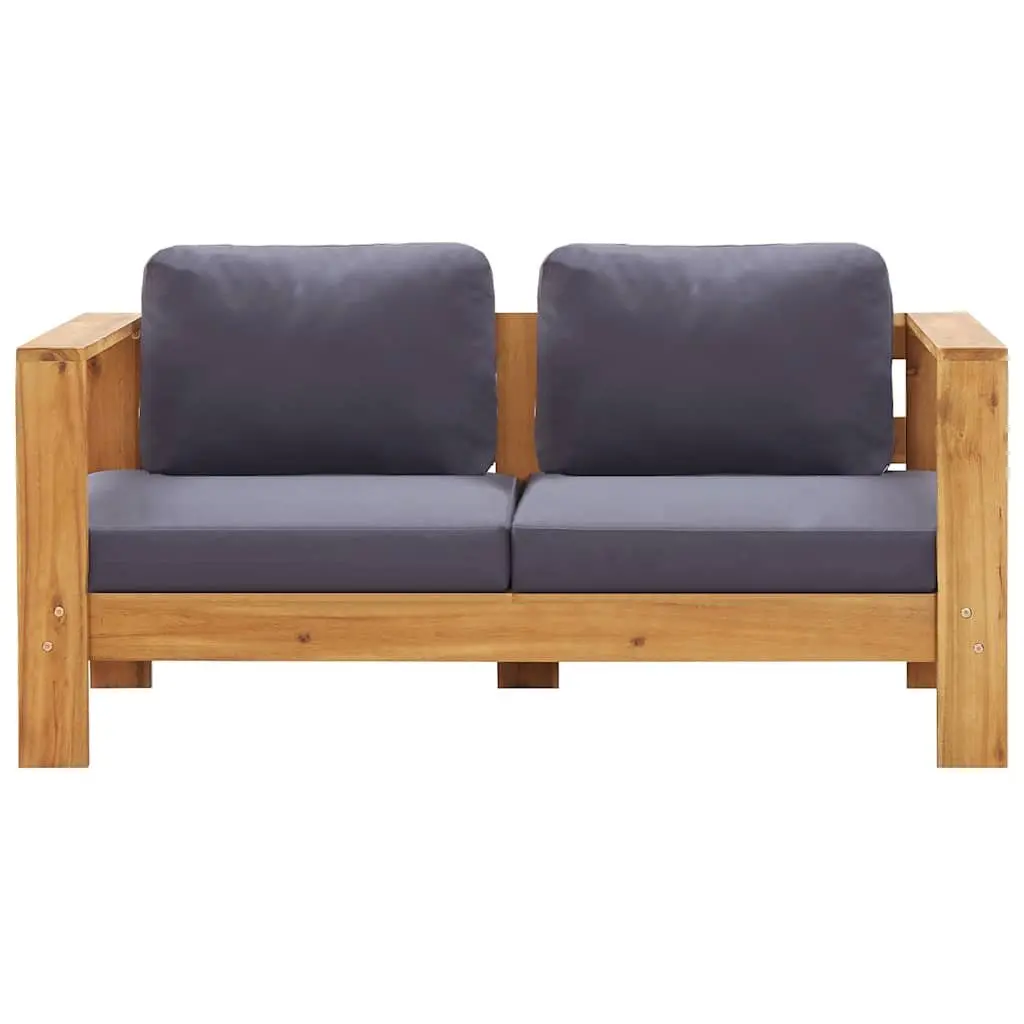 Garden Lounge Set Outdoor Use 4 Piece Grey