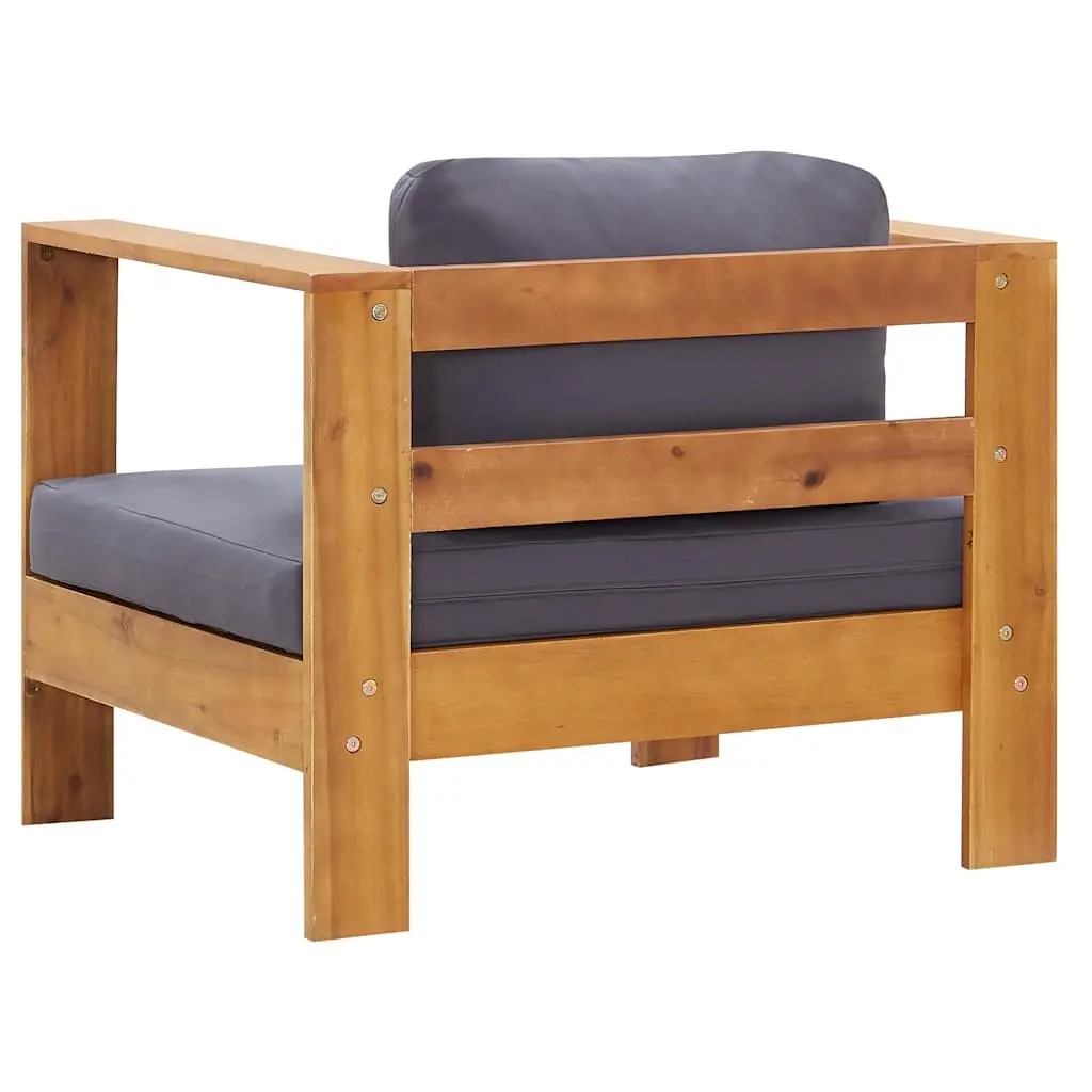 Garden Lounge Set Outdoor Use 4 Piece Grey