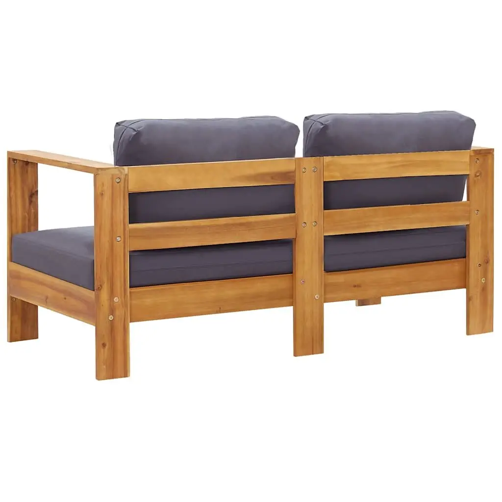 Garden Lounge Set Outdoor Use 4 Piece Grey