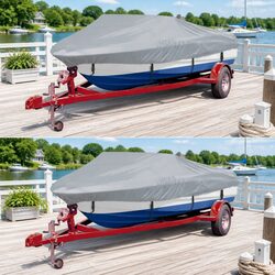 Boat Storage Cover Specifications - Grey, 2 Pieces