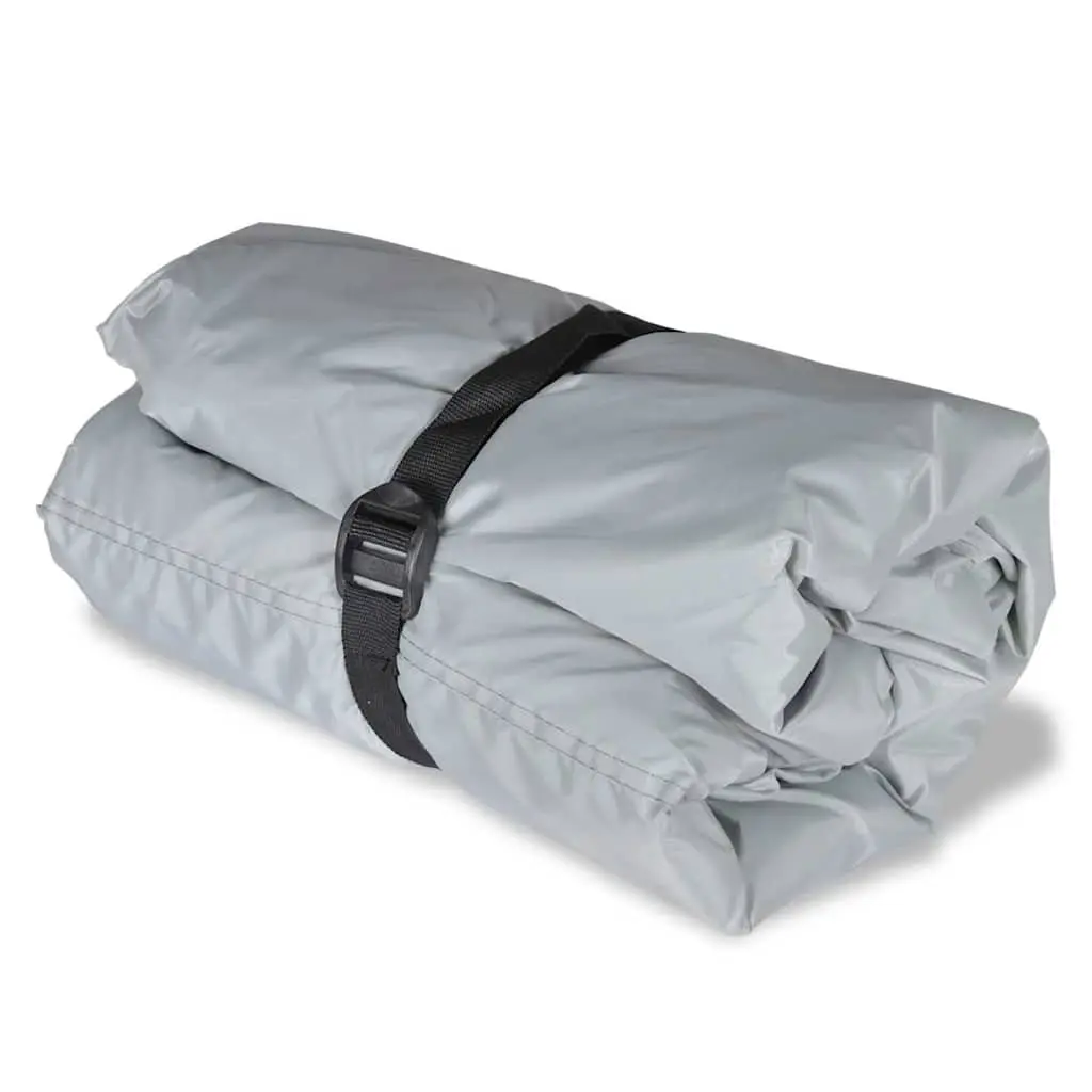 Boat Storage Cover Grey 2 Pieces Heavy Duty Protection Waterproof