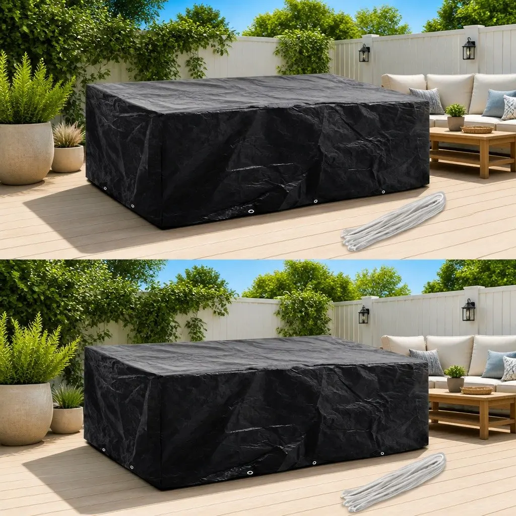 8-Person Rattan Furniture Covers (2 Pack)