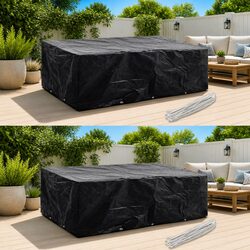 Specifications of 8-Person Rattan Furniture Covers (2 Pack)