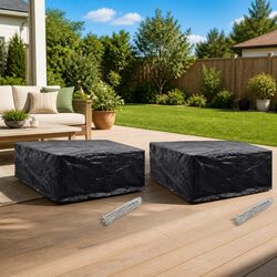 Garden Furniture Cover Specifications: 260x260x90cm Black
