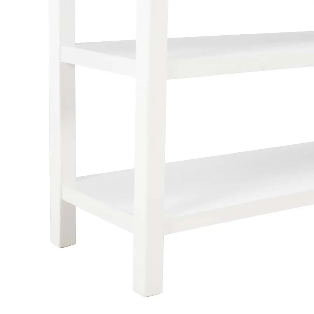 Sideboard White Storage Cabinet 2 Drawers 2 Shelves Living Room Furniture