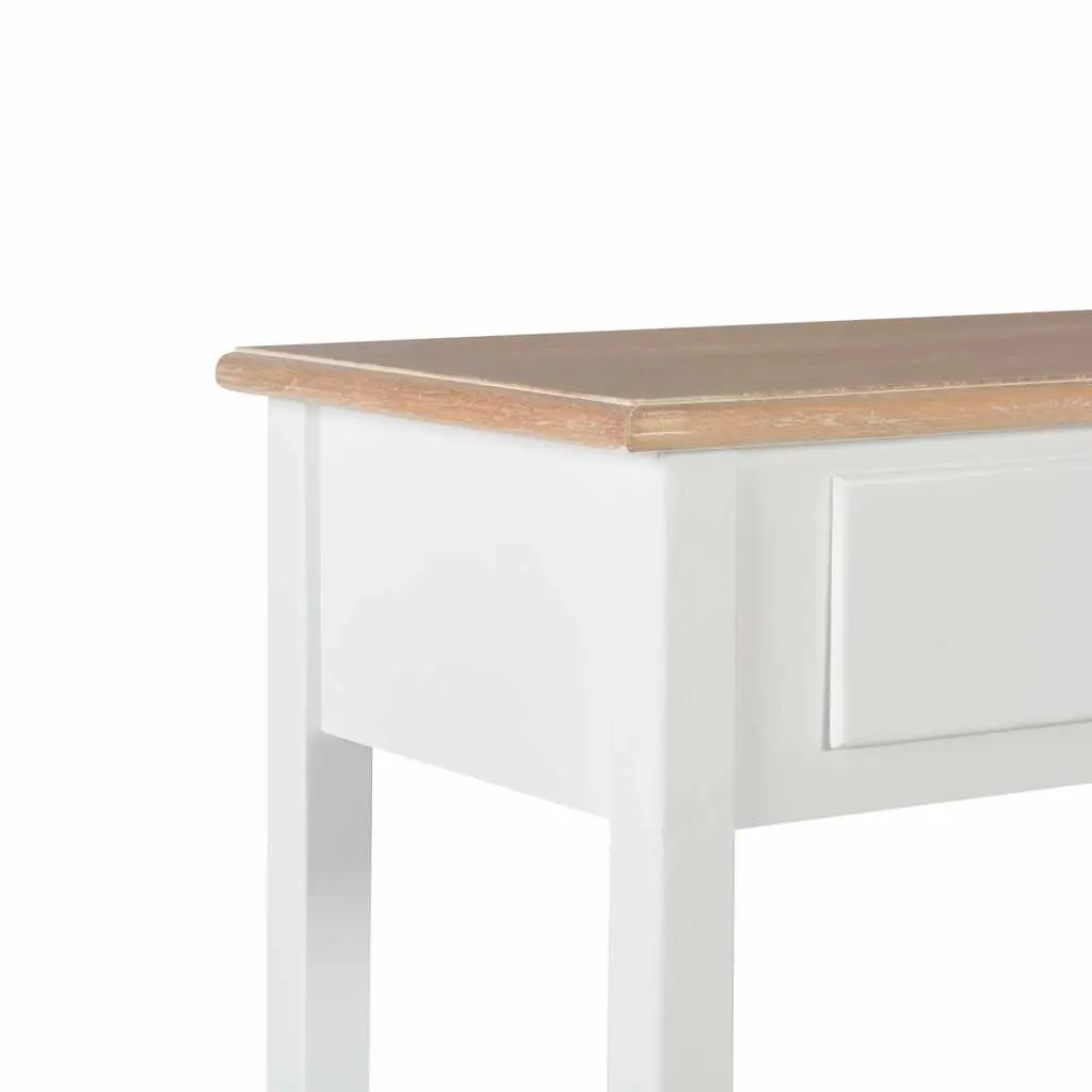 Sideboard White Storage Cabinet 2 Drawers 2 Shelves Home Furniture Organiser