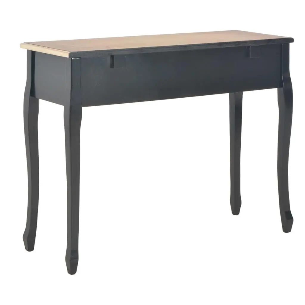 Console Dressing Table with 3 Drawers Black Accent End Table