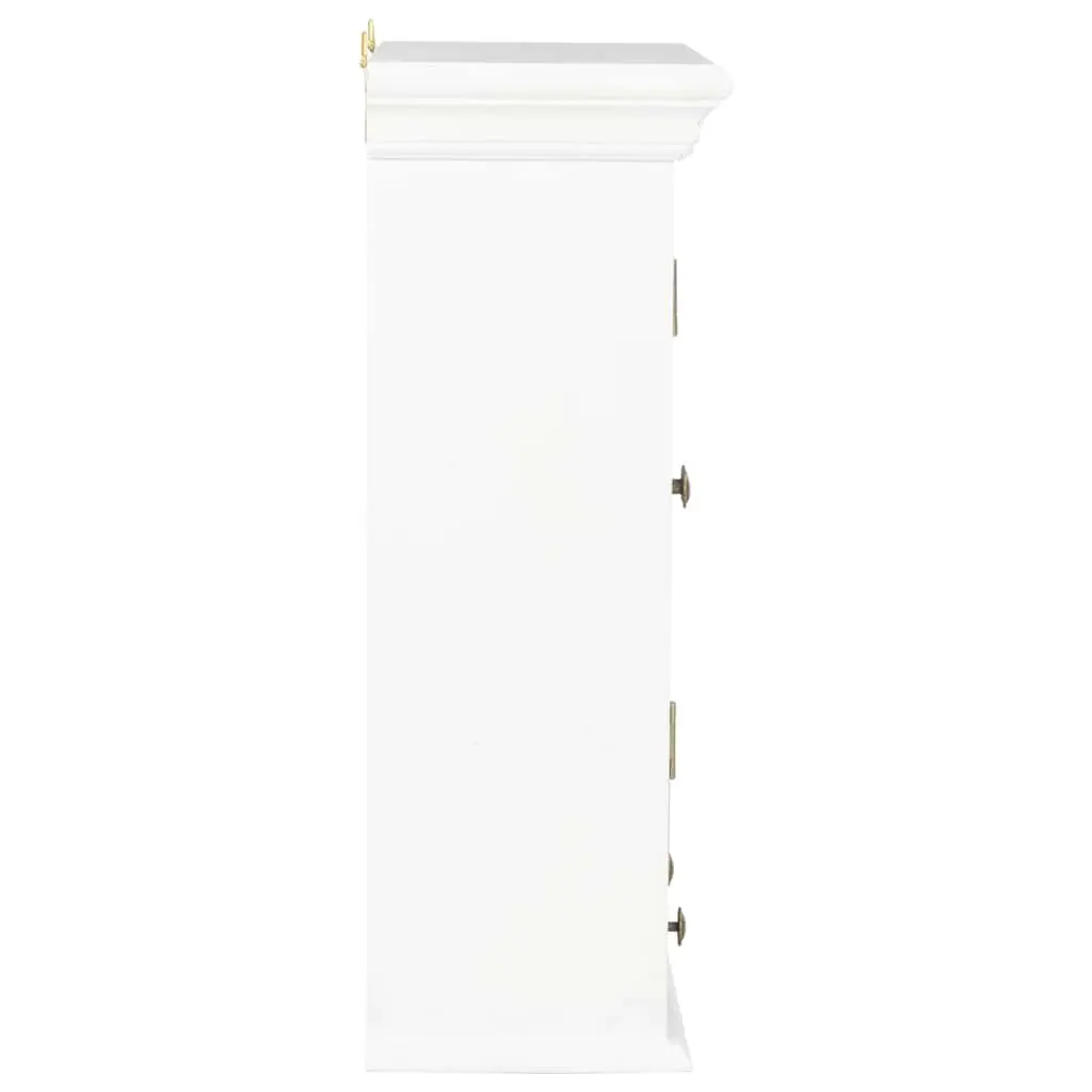 Wall Cabinet White Kitchen Bathroom Living Room Storage Cupboard 49x22x59cm