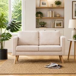 2-Seater Cream Sofa: Specifications and Details