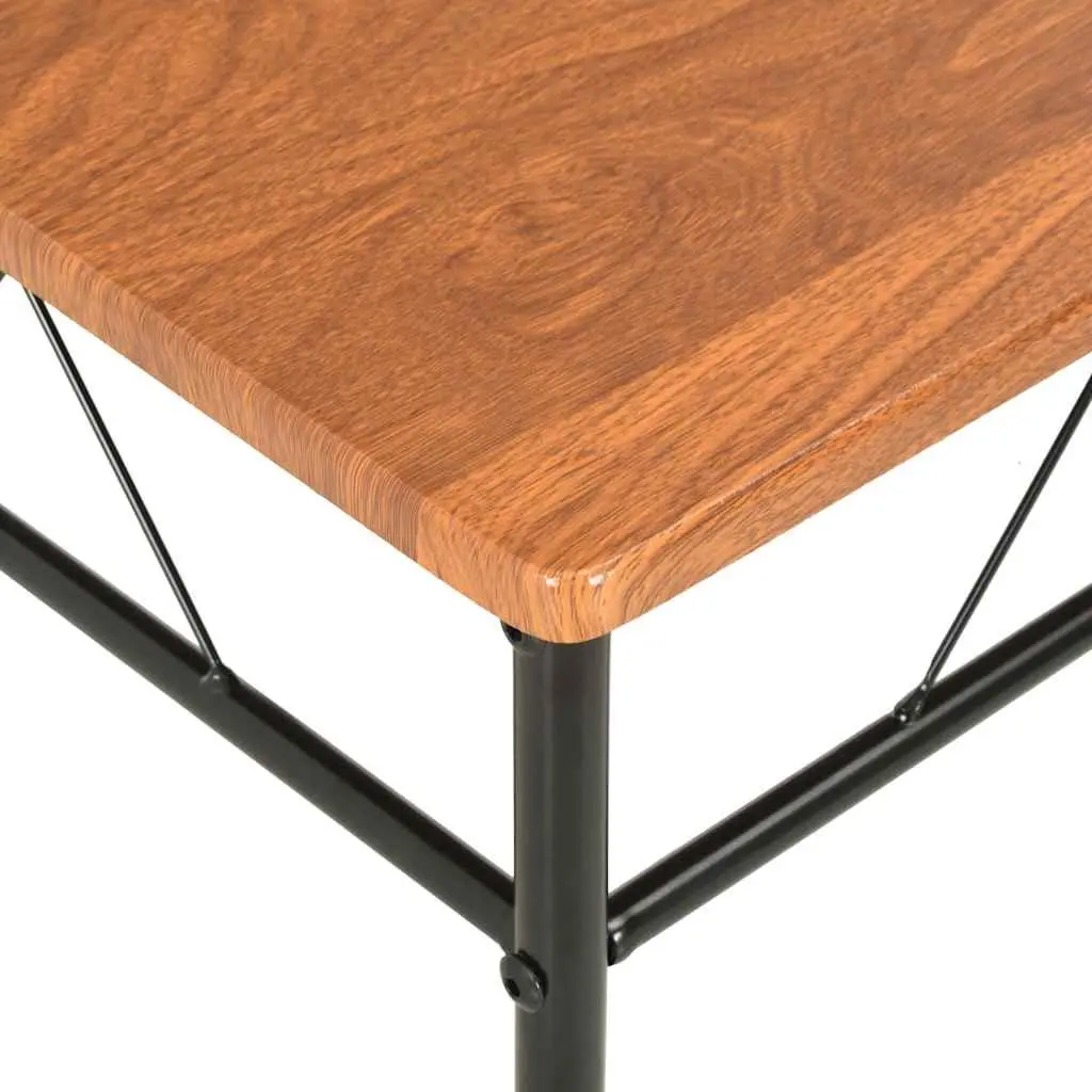 4-Piece Brown Dining Chair Set