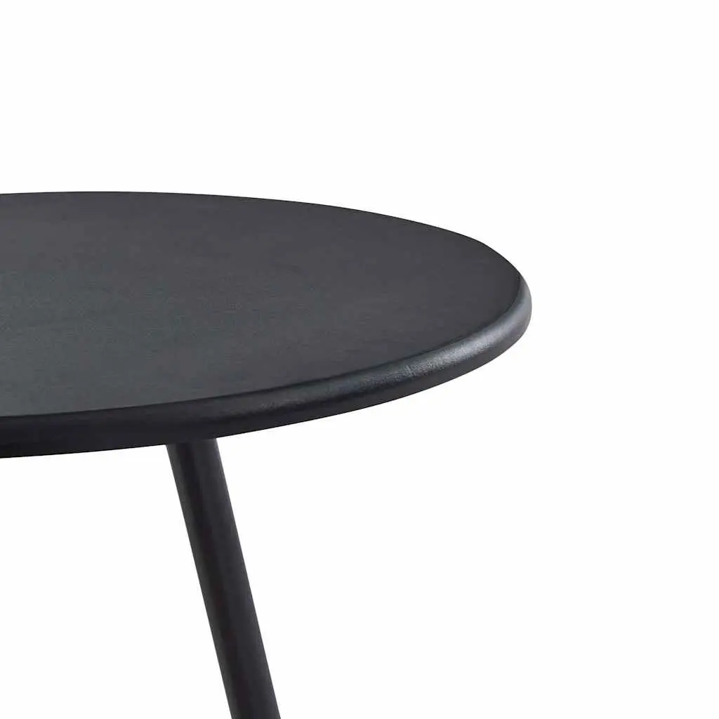 Bar Table Black Kitchen Dining Bistro Counter 60 x 107.5 cm
