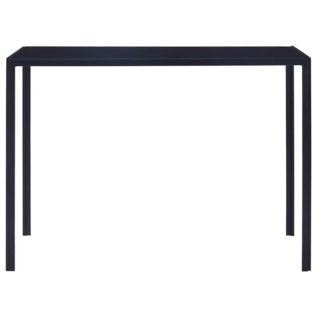 Dining Set 5 Piece Modern Table Chairs Kitchen Furniture Blue Glass Top