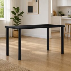 Black Tempered Glass Dining Table Specifications