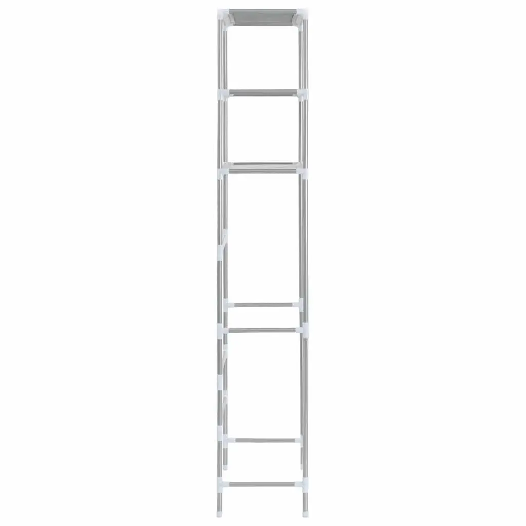 3-Tier Bathroom Organiser Shelf Over Toilet Storage Rack Silver Space Saving