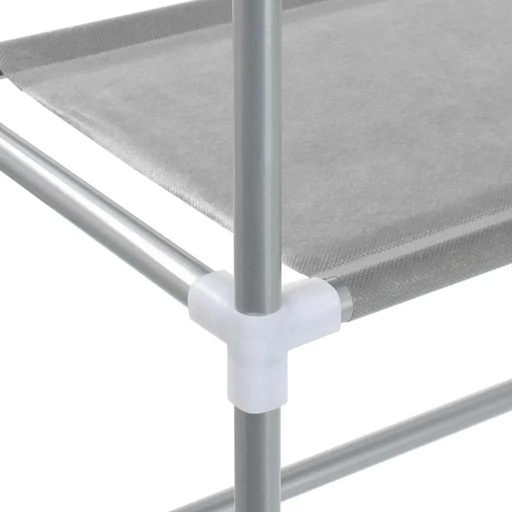 3-Tier Storage Rack Over Laundry Machine Bathroom Organiser Silver 69x28x169cm