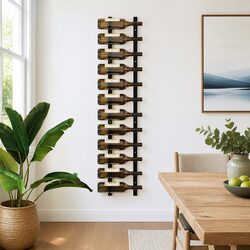 Specifications of a 12-Bottle Wall Mounted Wine Rack