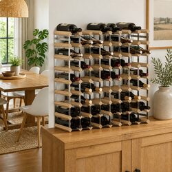 72 Bottle Wooden Wine Rack Specifications and Features