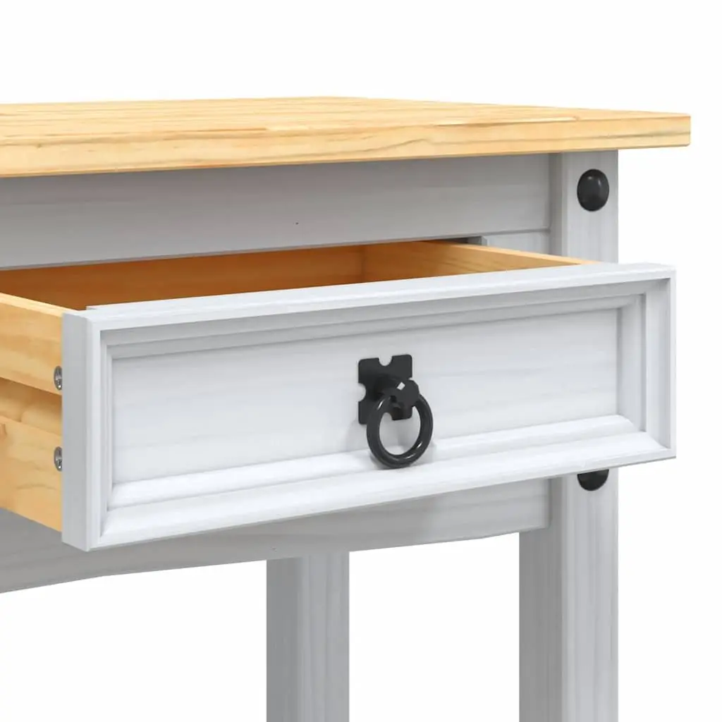 Console Table Living Room White Mexican Corona Style 90 x 34.5 x 73 cm