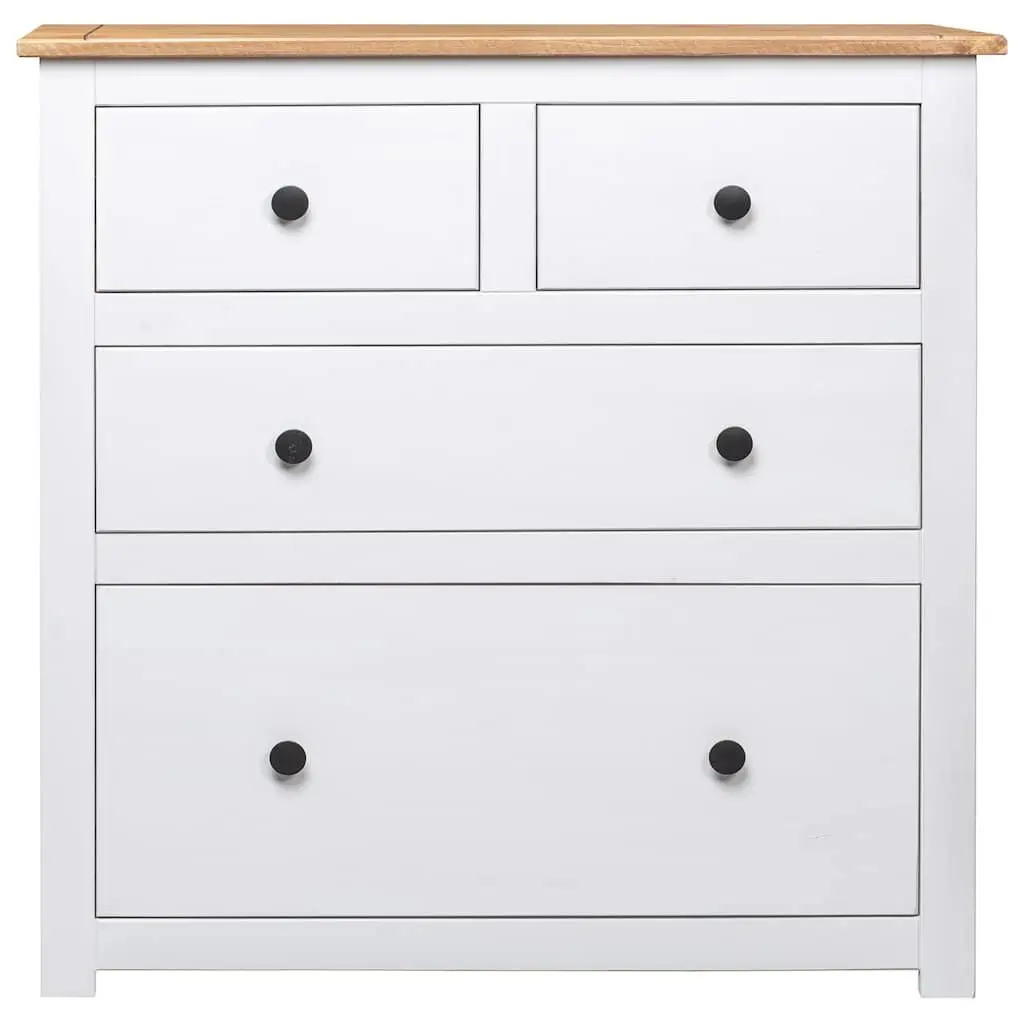 White Wooden Sideboard Storage Cabinet for Home 80W x 40D x 83H cm