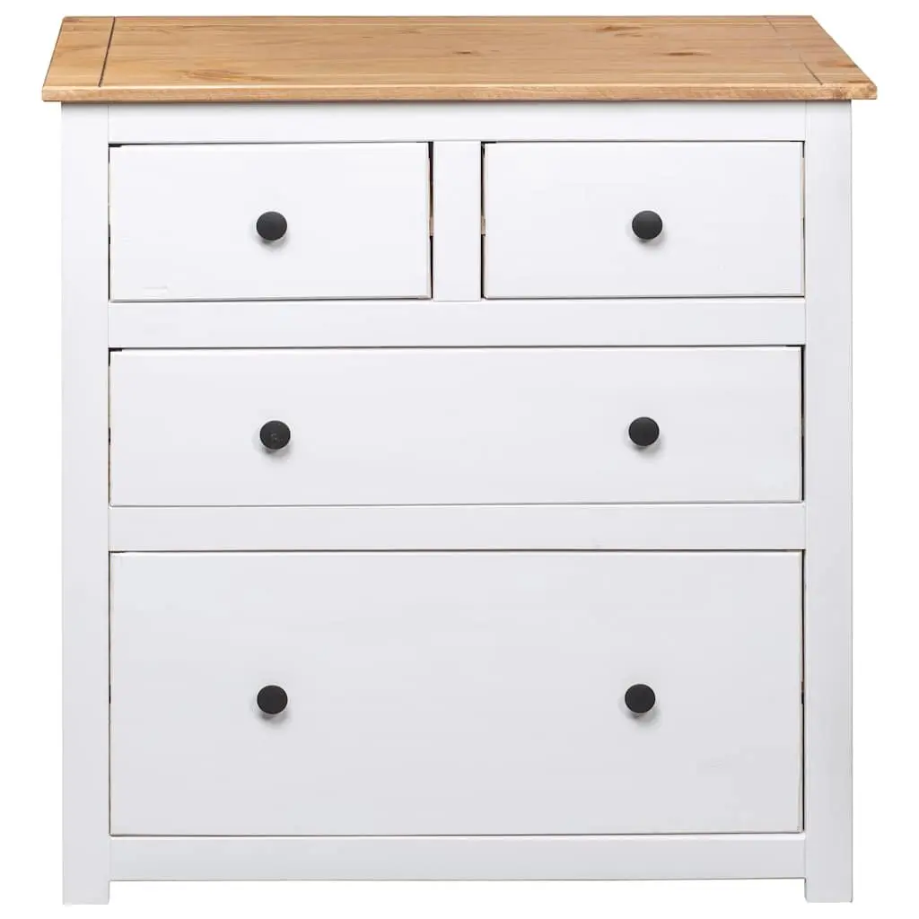 White Wooden Sideboard Storage Cabinet for Home 80W x 40D x 83H cm