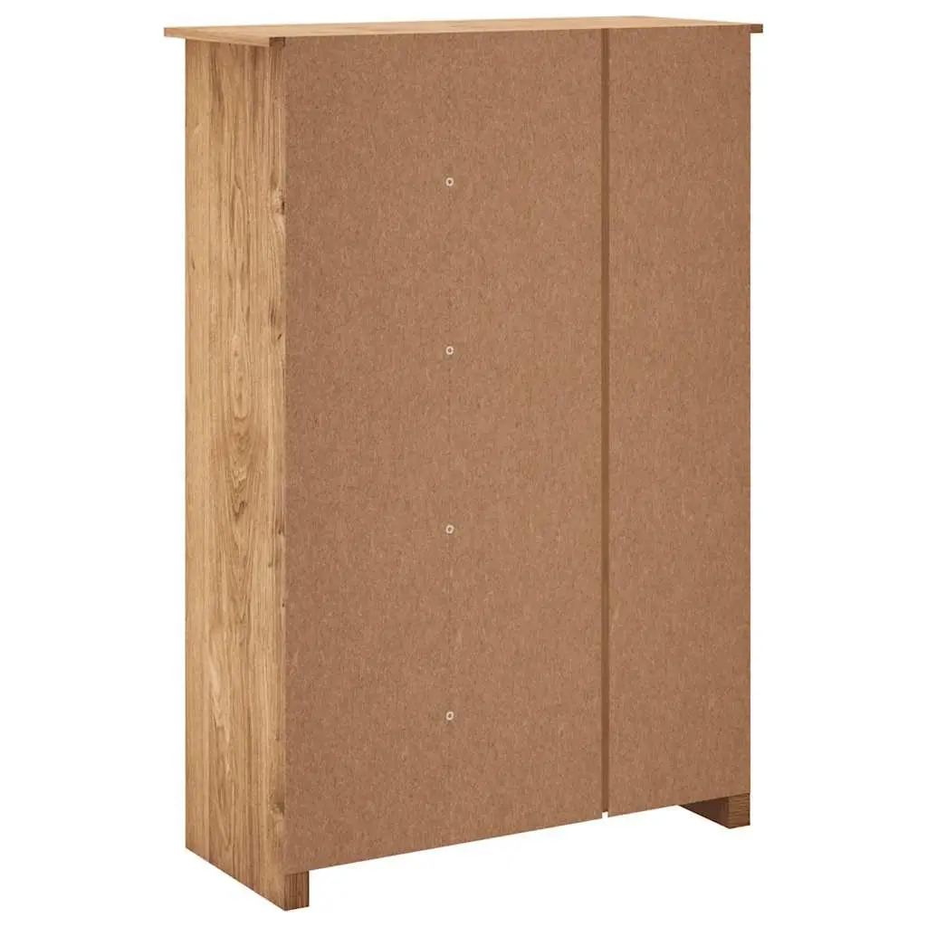 3-Door Wardrobe 118x50x171.5 cm Storage Cabinet Cupboard Bedroom Furniture Brown