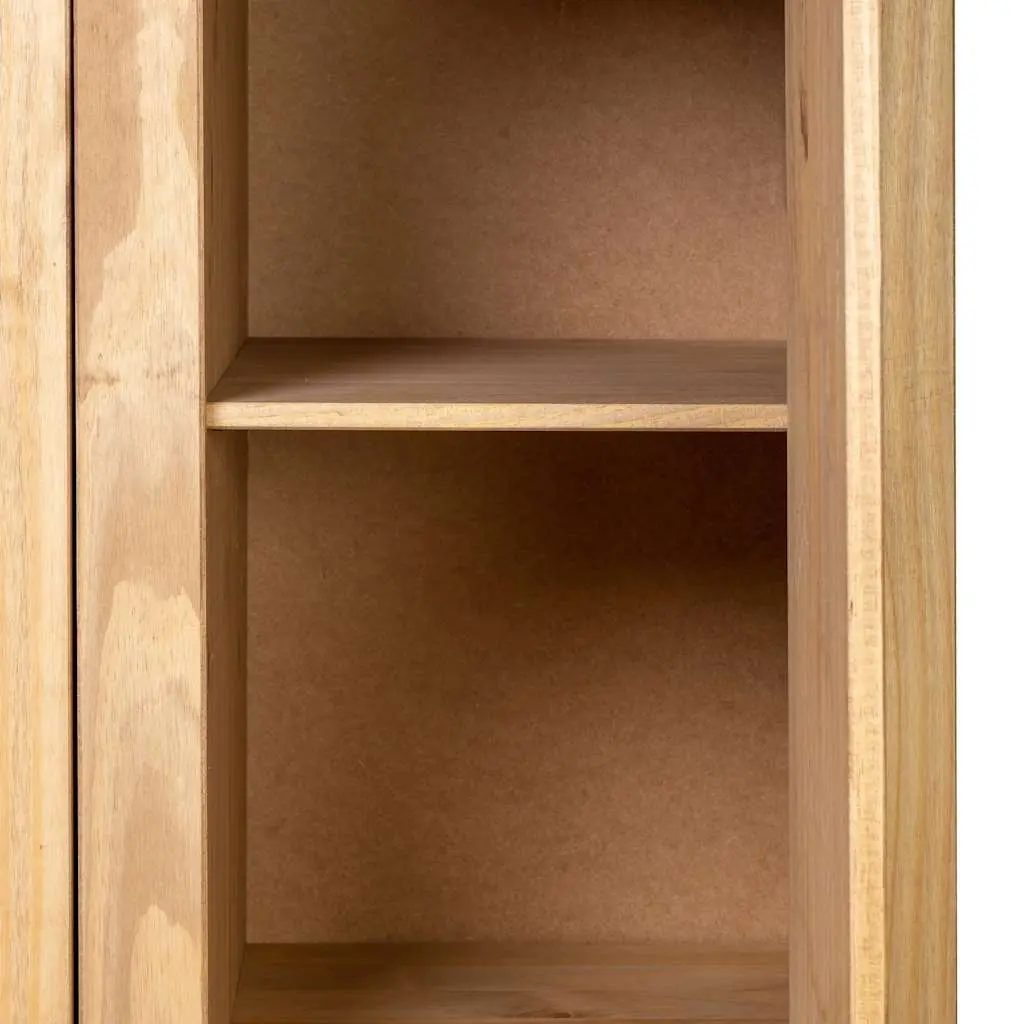 3-Door Wardrobe 118x50x171.5 cm Storage Cabinet Cupboard Bedroom Furniture Brown