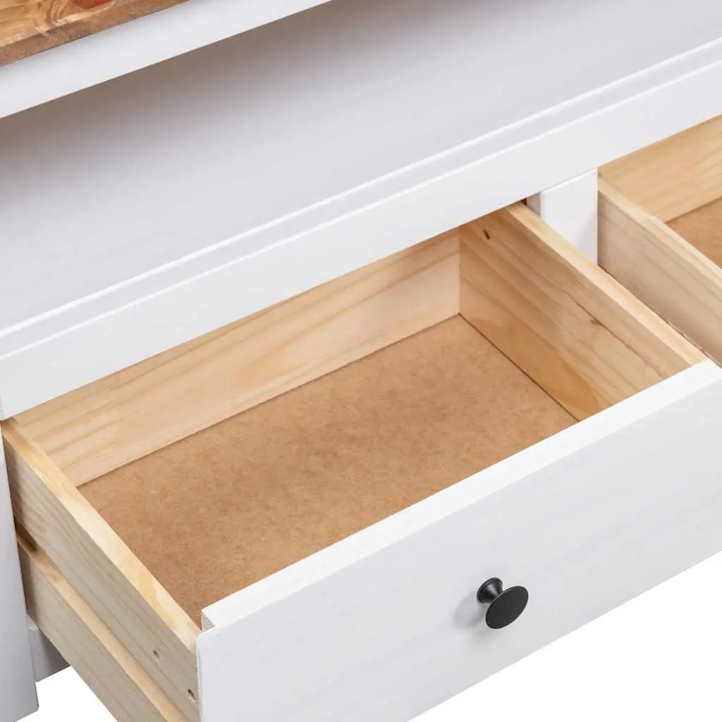 Corner TV Cabinet White Modern Living Room 93 x 49 x 49 cm