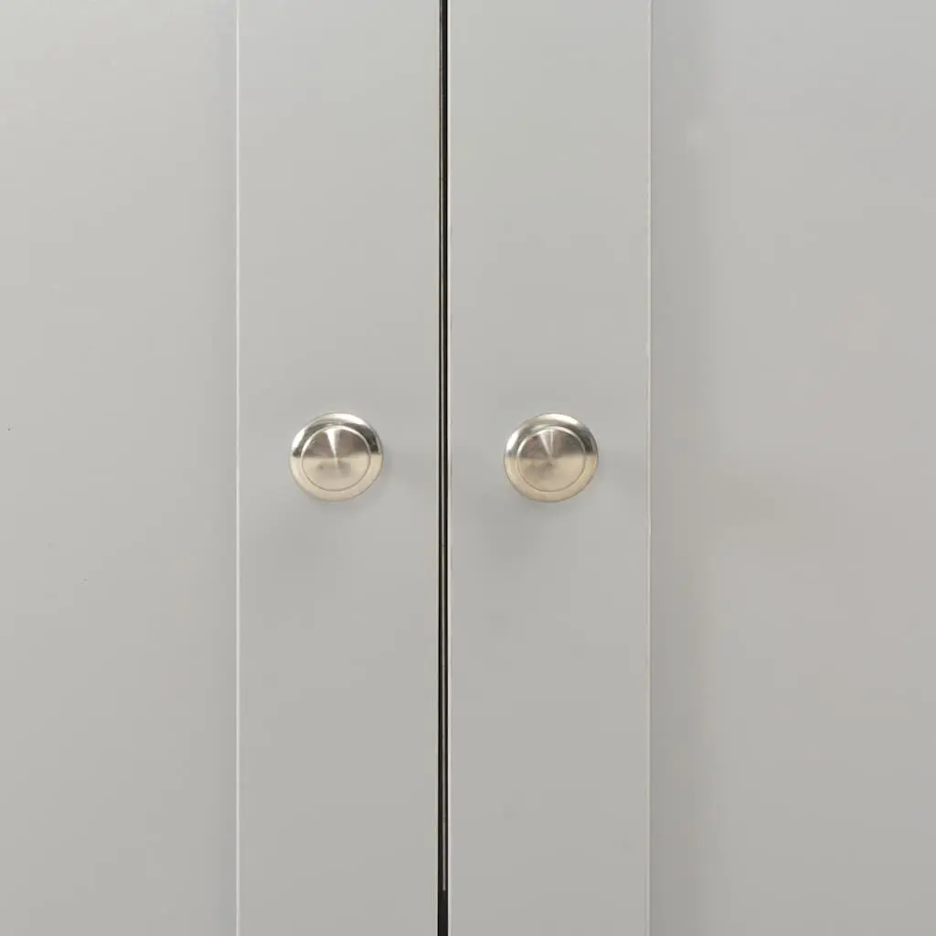 Sideboard Cabinet Grey Storage Buffet with Drawers Doors Living Room Hallway