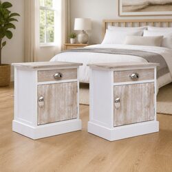 Specifications of Paulownia Wood Nightstand Set of 2
