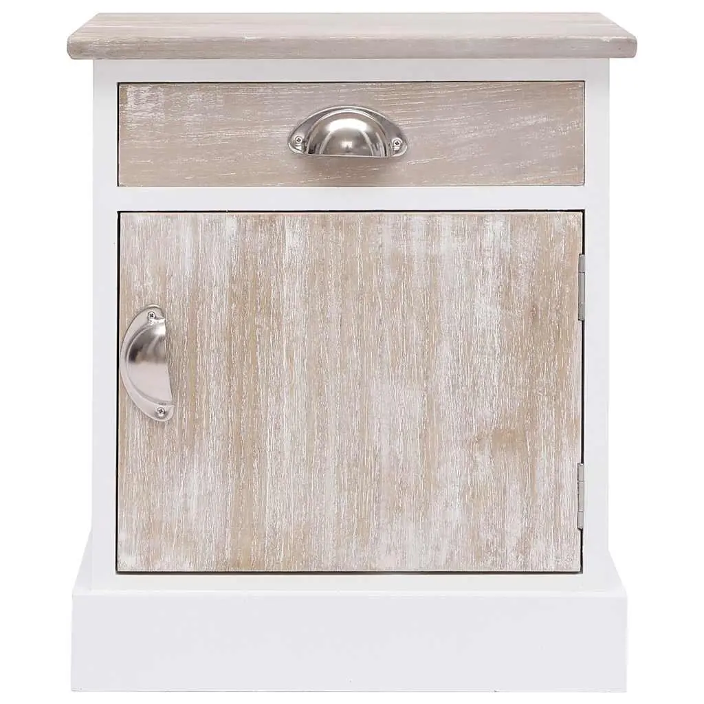Paulownia Wood Nightstand Set of 2