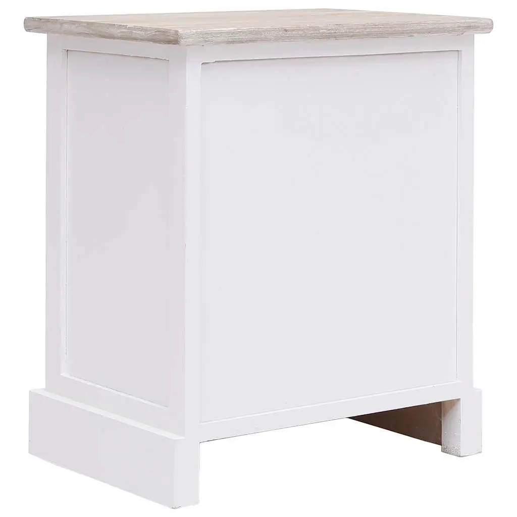 Paulownia Wood Nightstand Set of 2