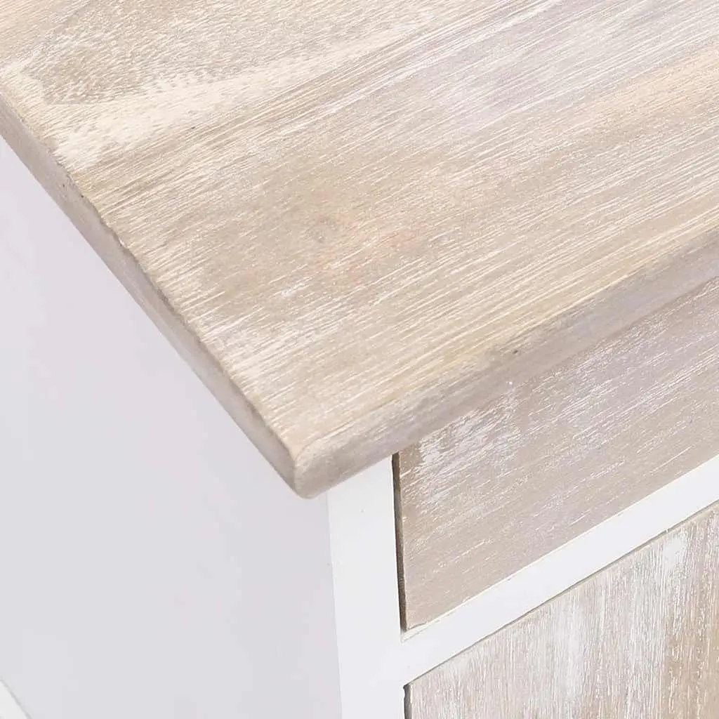 Paulownia Wood Nightstand Set of 2