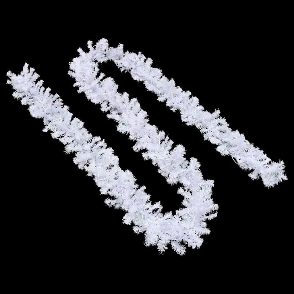Christmas Garland LED Lights 10m White Indoor Outdoor Decoration Stair Handrail
