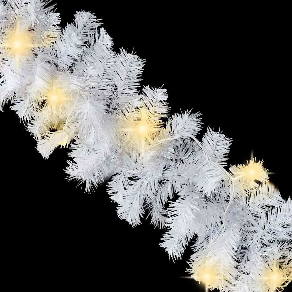 Christmas Garland LED Lights 10m White Indoor Outdoor Decoration Stair Handrail