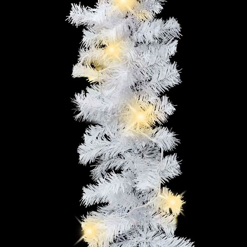 Christmas Garland LED Lights 10m White Indoor Outdoor Decoration Stair Handrail