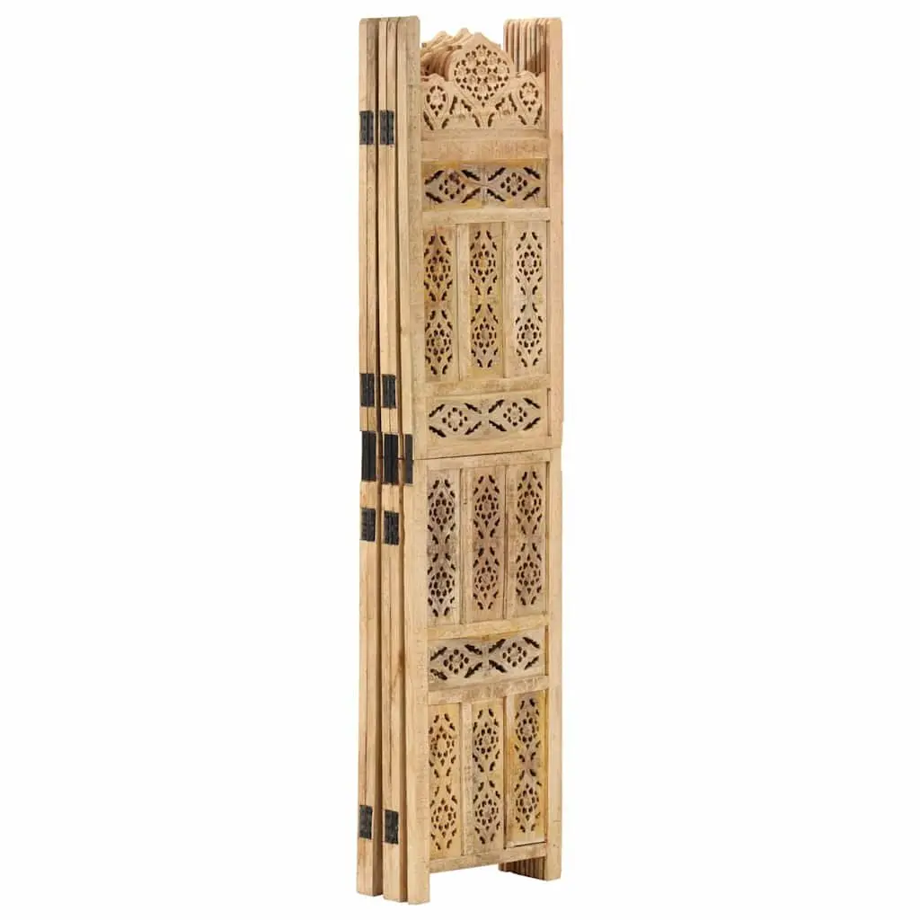 5-Panel Hand Carved Room Divider