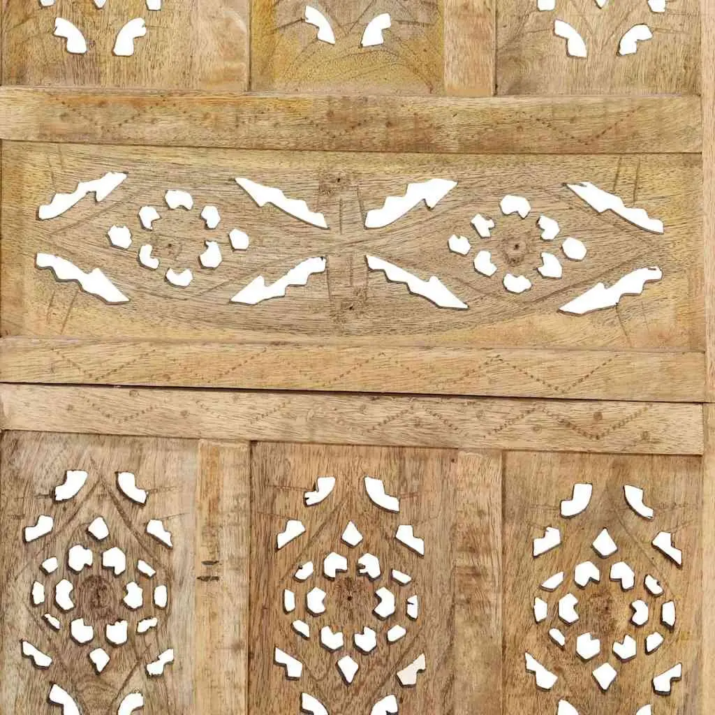 5-Panel Hand Carved Room Divider