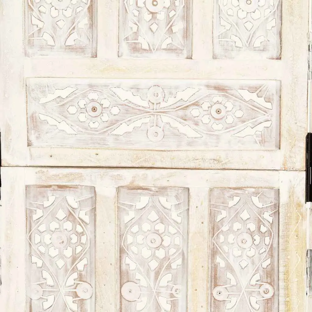 Hand Carved 5-Panel Room Divider