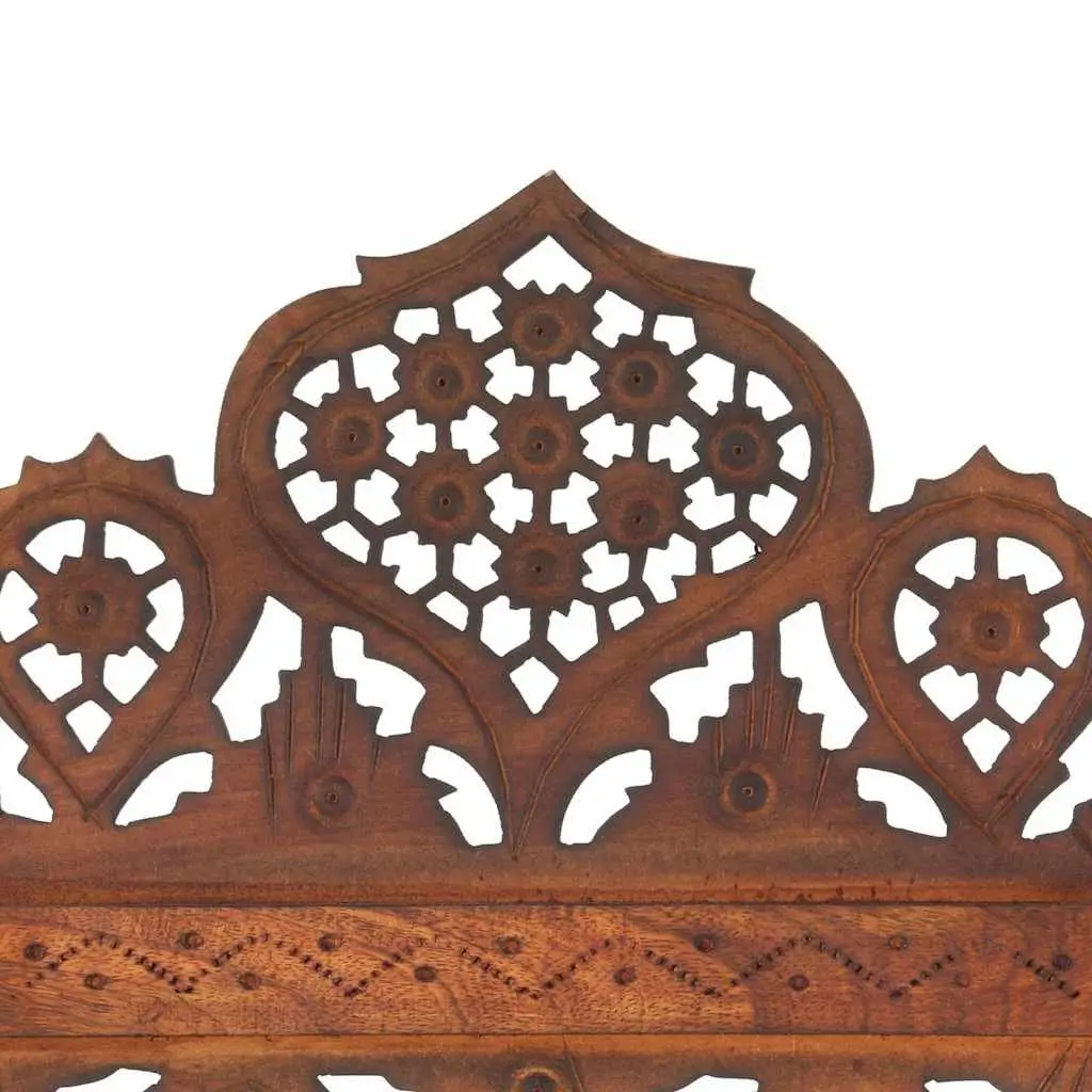 Hand Carved 3-Panel Room Divider