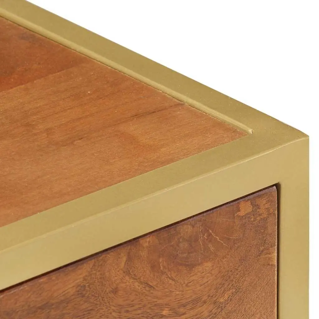 2 Drawer Wooden Bedside Cabinet 40W x 35D x 50H cm