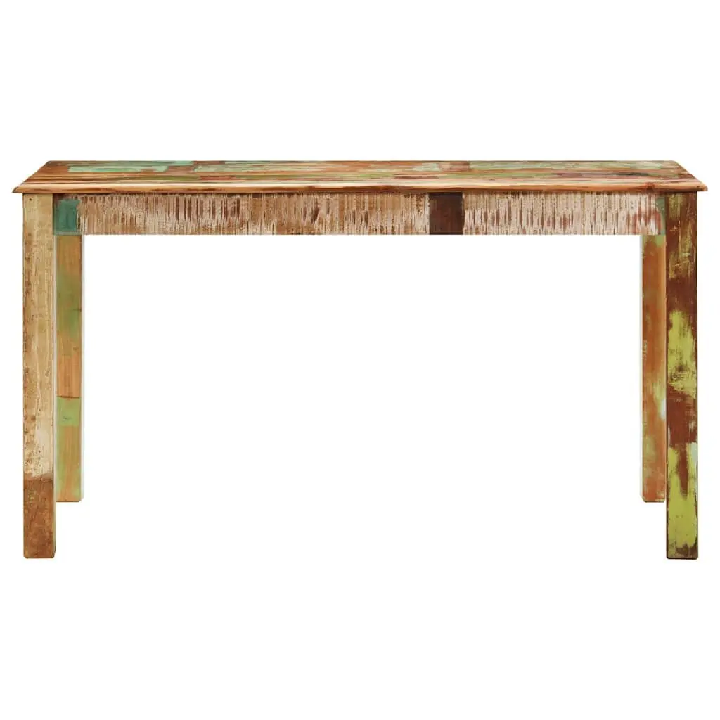 Dining Table Solid Reclaimed Wood Kitchen Room Furniture 140x70x76cm Antique